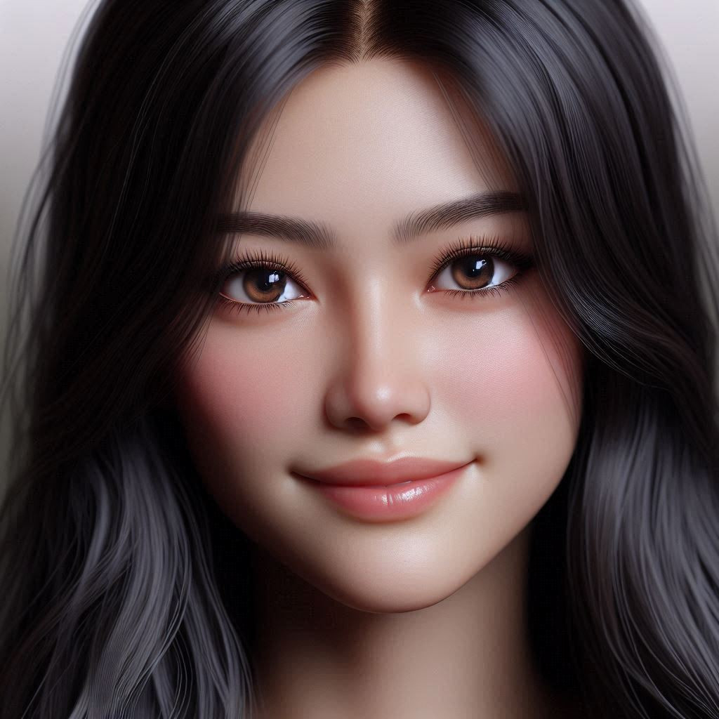 White girl with nice face